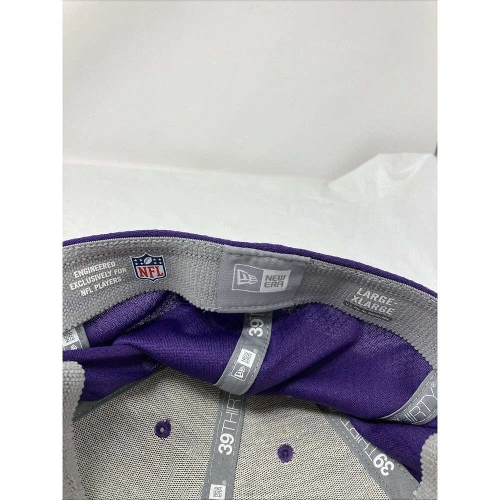 NFL Minnesota Vikings Hat LOT OF 3 Fitted Football Cap New Era M/L & L/XL